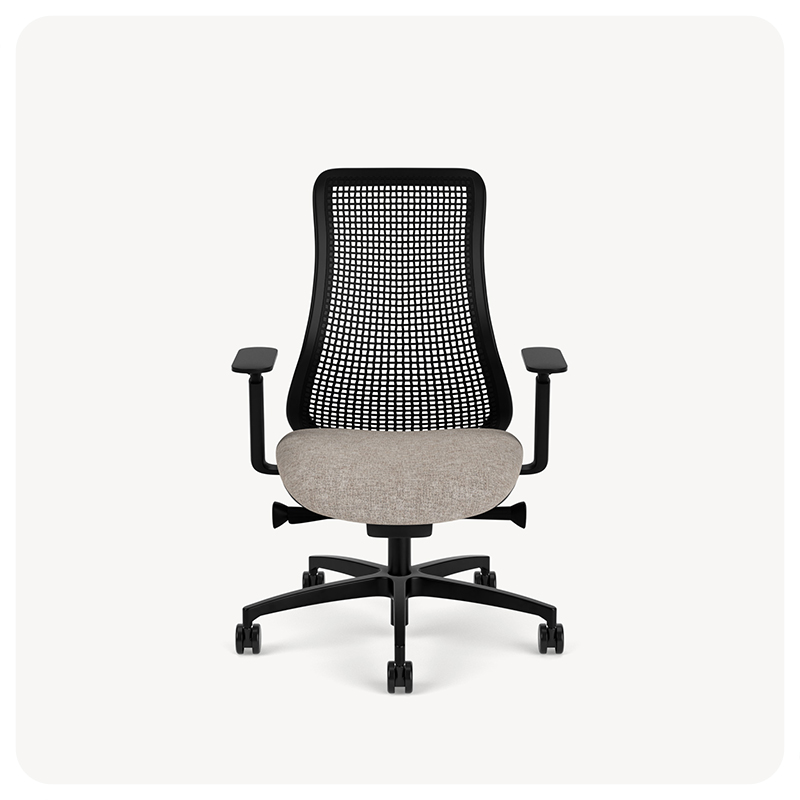 Flex mid back chair with an extra-large D seat
