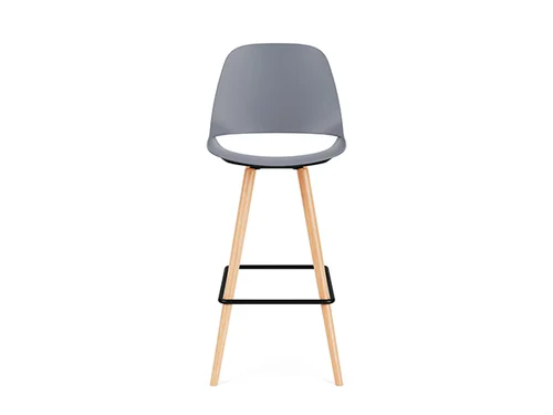 bar stool on a wood base