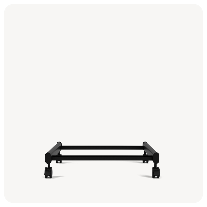Stacking flat transport cart