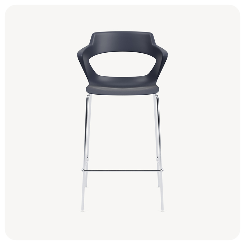 bar stool on a 4-leg base