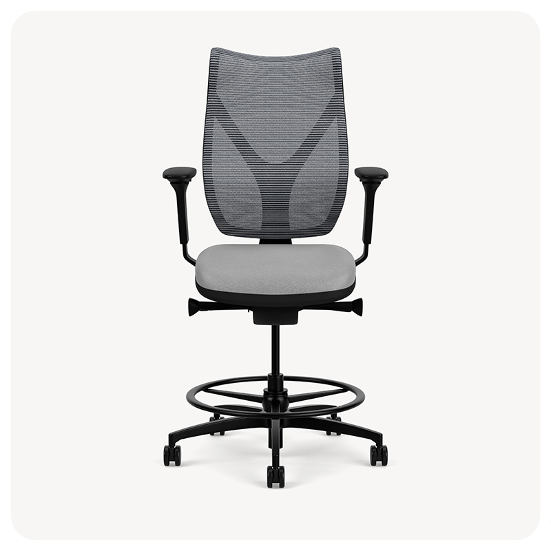 sit-to-stand with telescoping gas lift