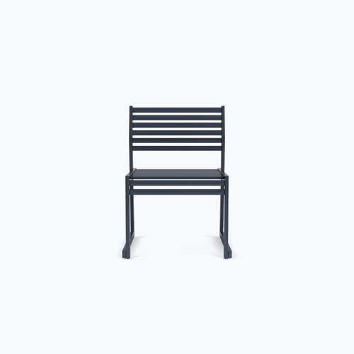 60 cm long armless chair with backrest