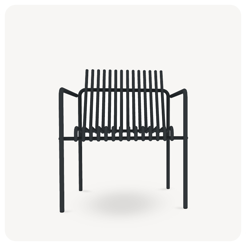 lounge chair with arms