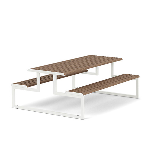 faux wood picnic table