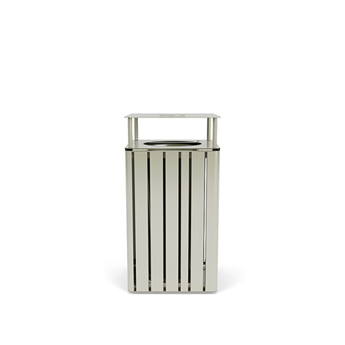 color litter bin with a lid