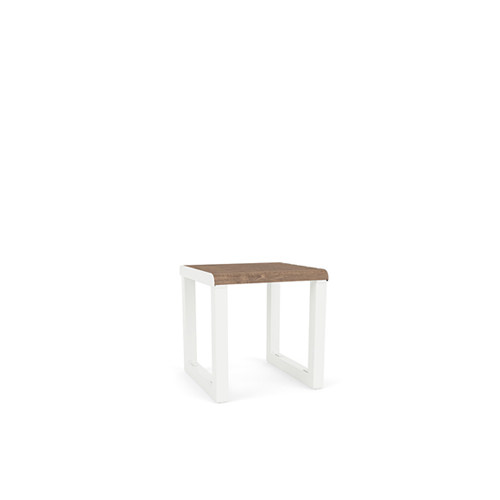 faux wood cube