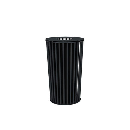 large open top litter bin